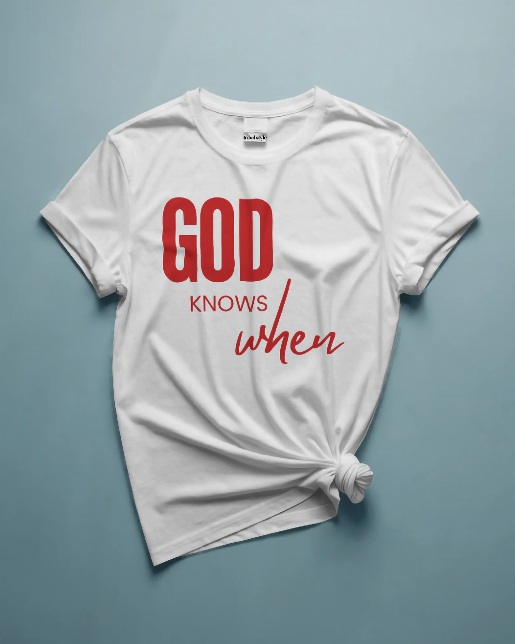 God knows when