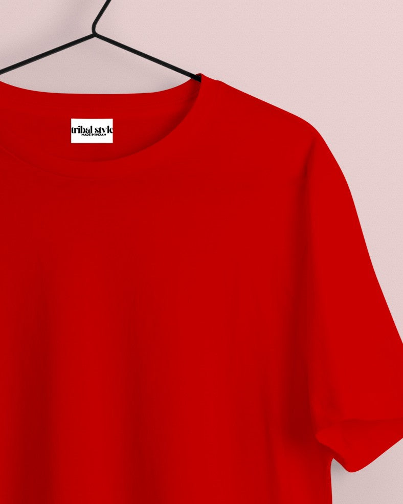 Oversized Solid Red